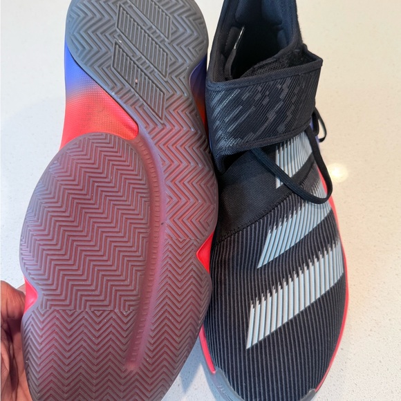 Adidas Harden B/E Black and Red Basketball Shoes - Picture 4 of 7